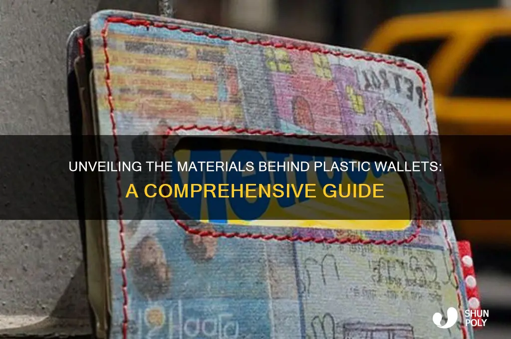 what are plastic wallets made from