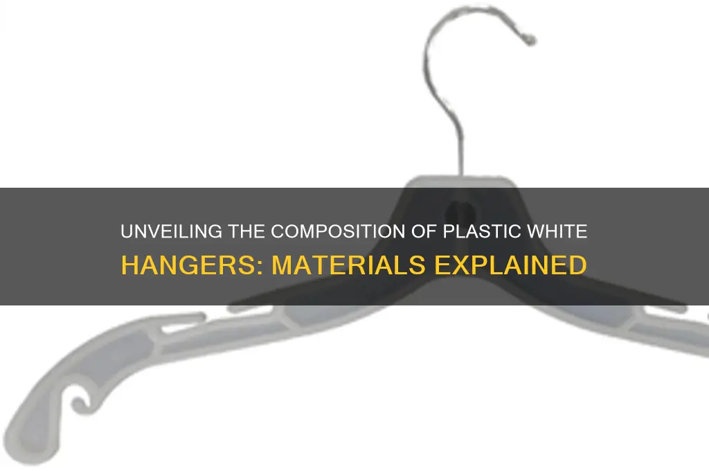 what are plastic white hangers made of