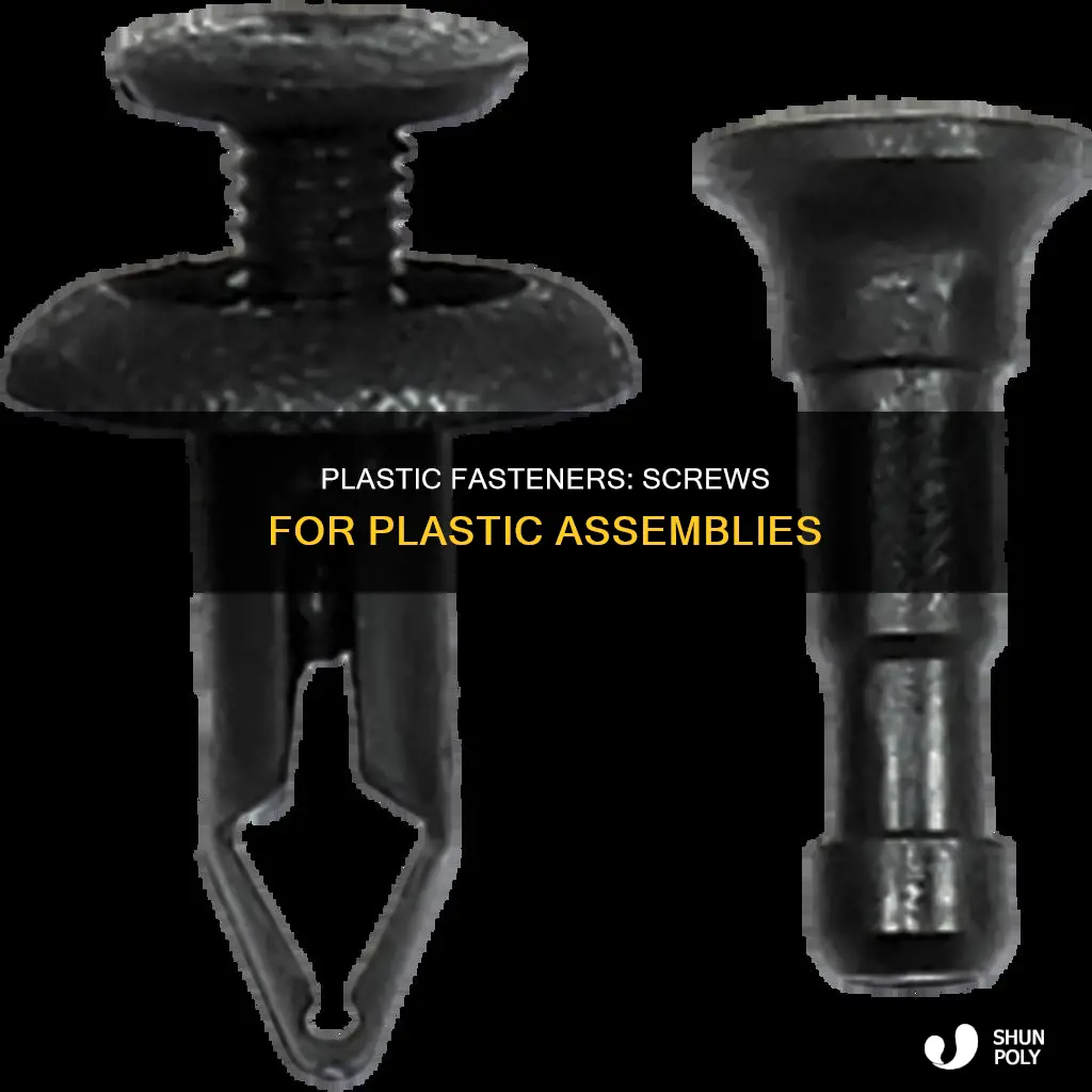 what are screws for plastic called