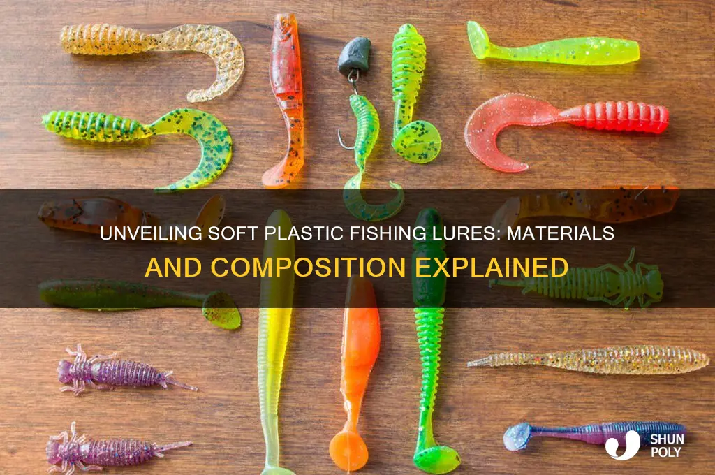 what are soft plastic fishing lures made of