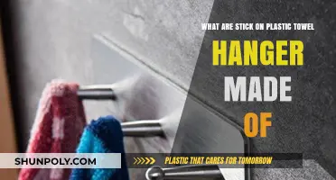 What Are Stick-On Plastic Towel Hangers Made Of?