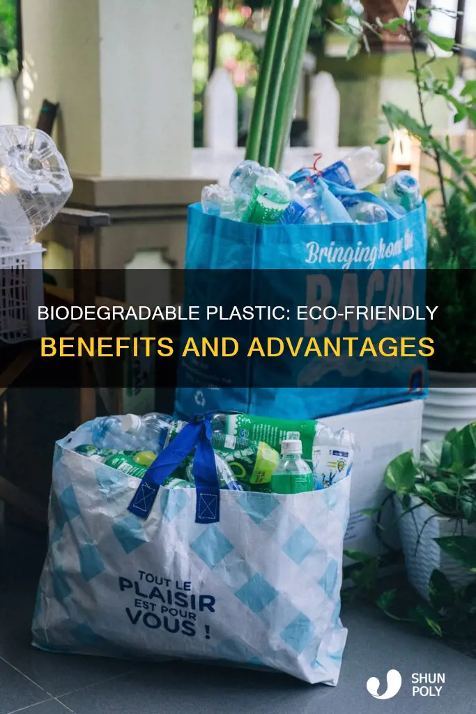 what are the advantages of biodegradable plastic