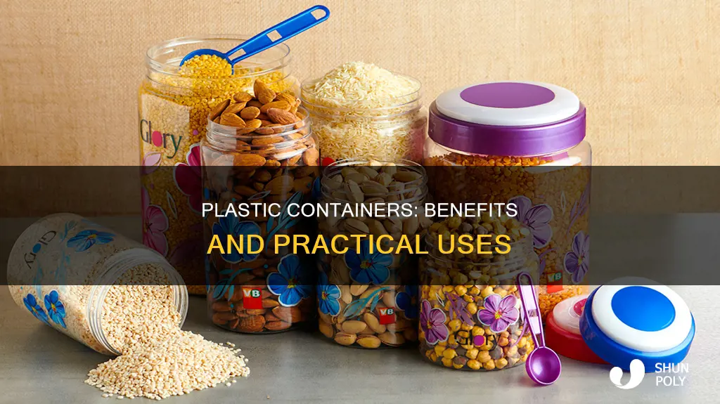 what are the advantages of plastic containers