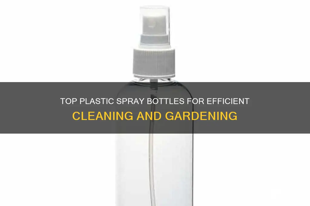 what are the best plastic spray bottles