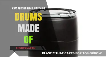 Understanding the Material Composition of Black Plastic 55-Gallon Drums