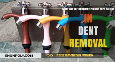 Understanding Plastic Tap Colors in Dent Removal Techniques and Tools