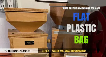 Oats Flat Plastic Bag Dimensions: A Comprehensive Packaging Guide