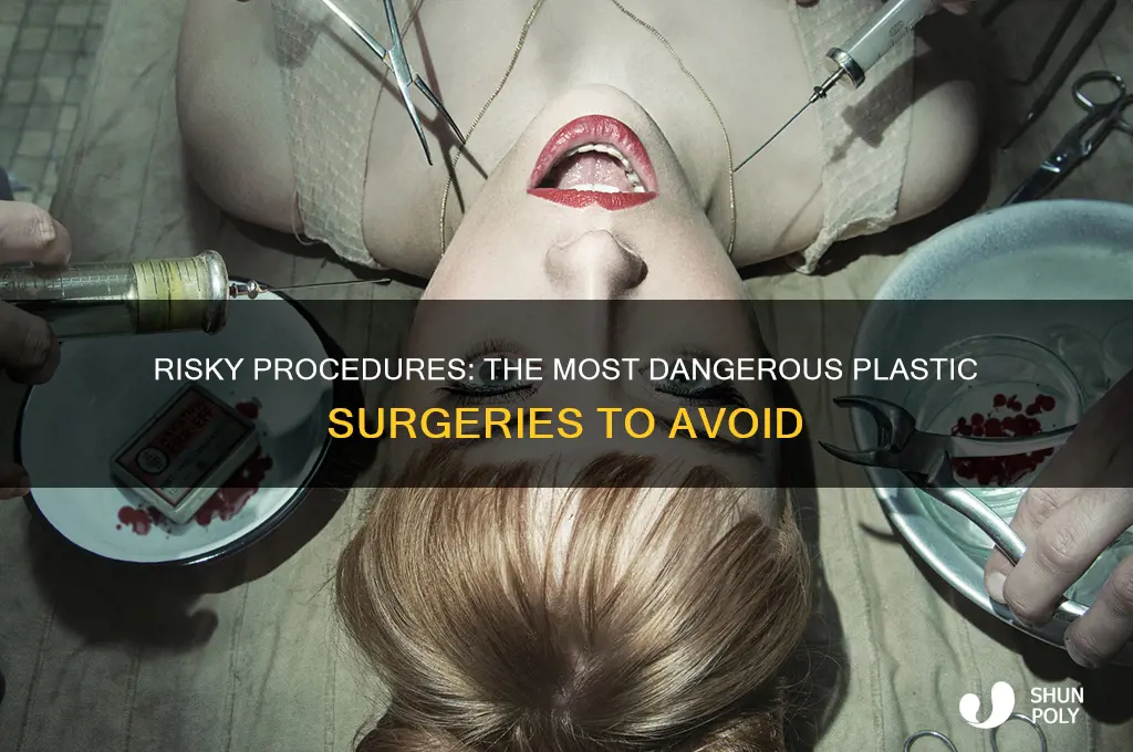 what are the most dangerous plastic surgeries