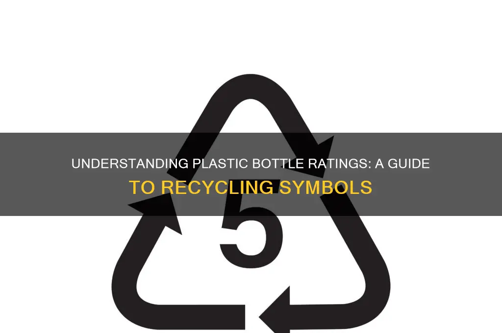 what are the plastic bottle ratings