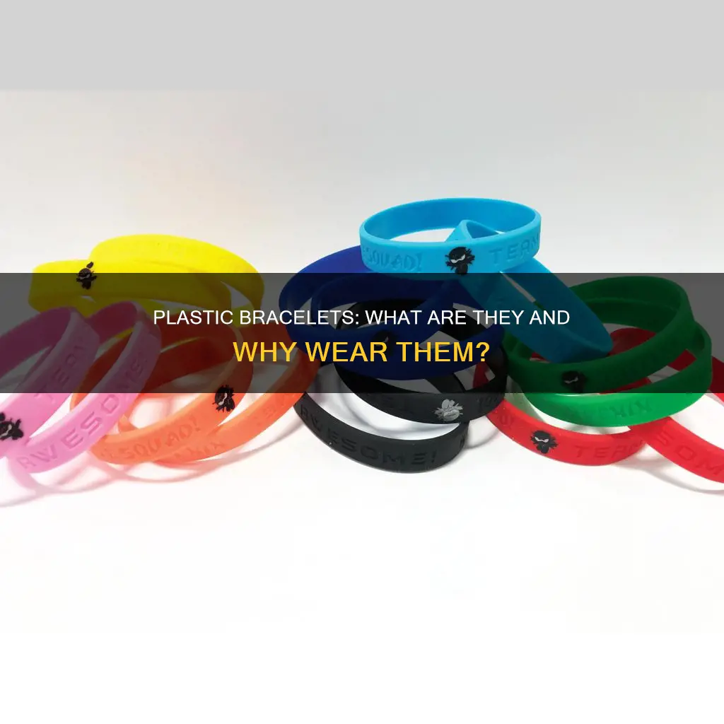 what are the plastic bracelets called