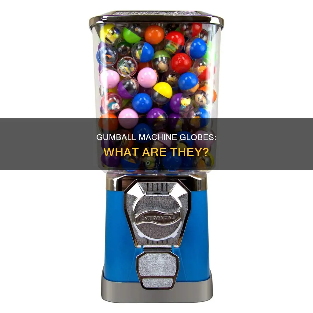 what are the plastic containers in a gumball machine called