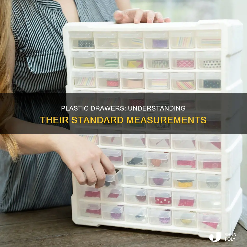 what are the plastic drawers measurements