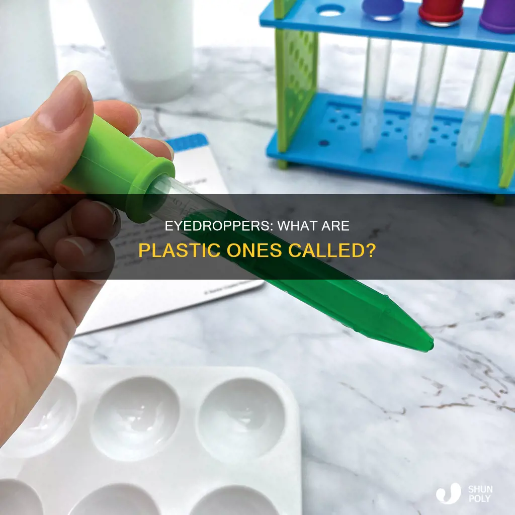 what are the plastic eyedroppers called