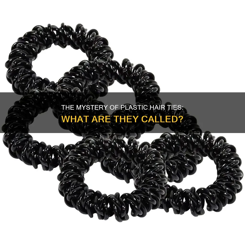 what are the plastic hair ties called