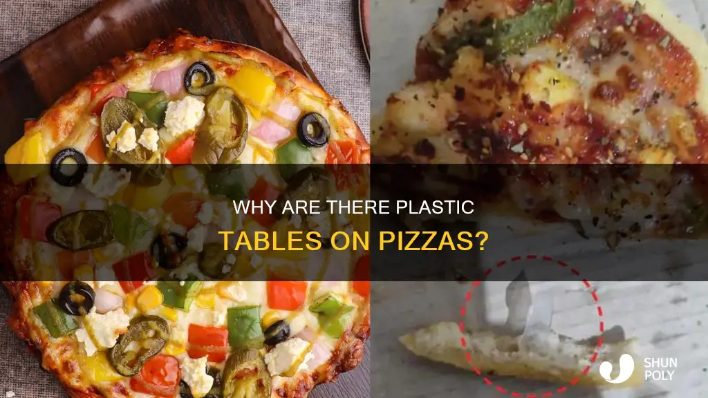 what are the plastic pieces on pizzas