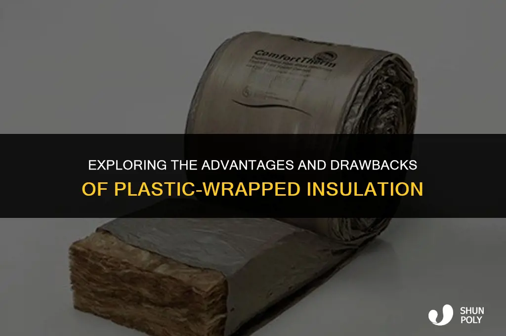 what are the pros and c9ns of plastic wrapped insulatjon