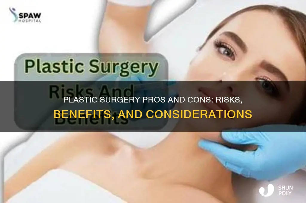 what are the risks and benefits of plastic surgery