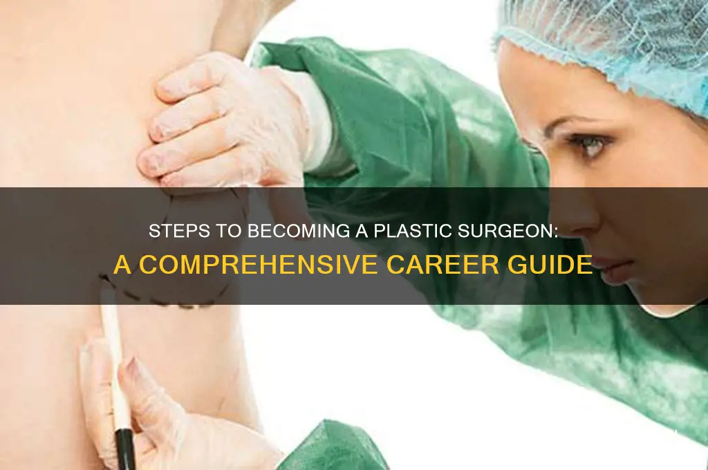 what are the steps to become a plastic surgeon