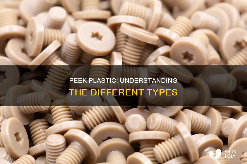 what are the types of peek plastic
