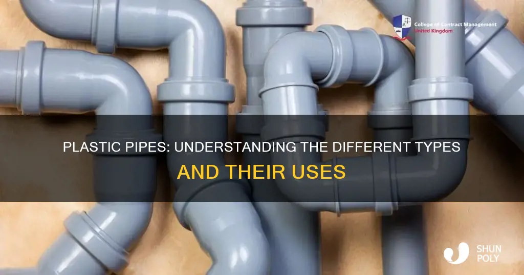 what are the types of plastic pipes