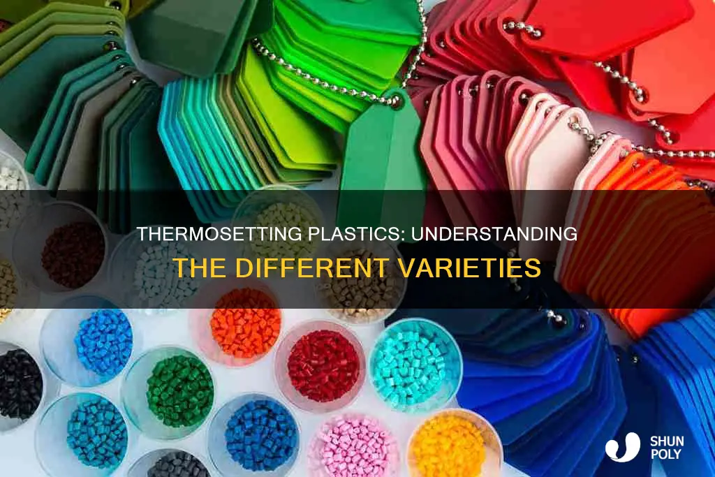 what are the types of thermosetting plastics