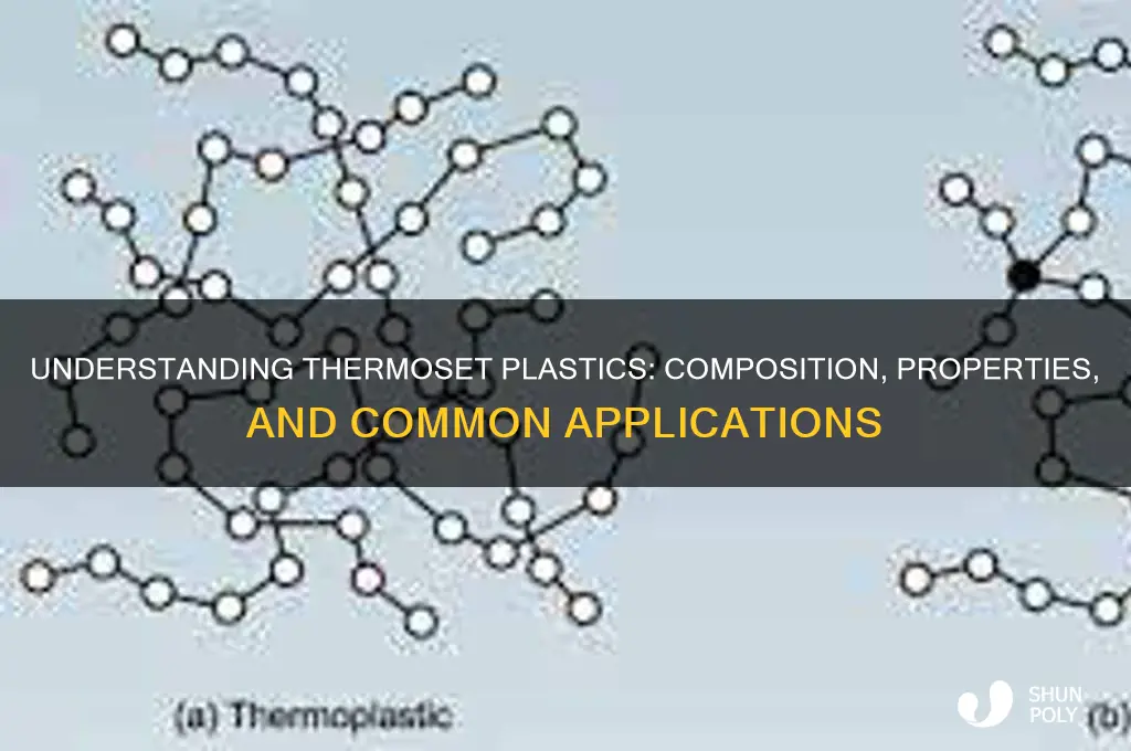 what are thermoset plastics made of