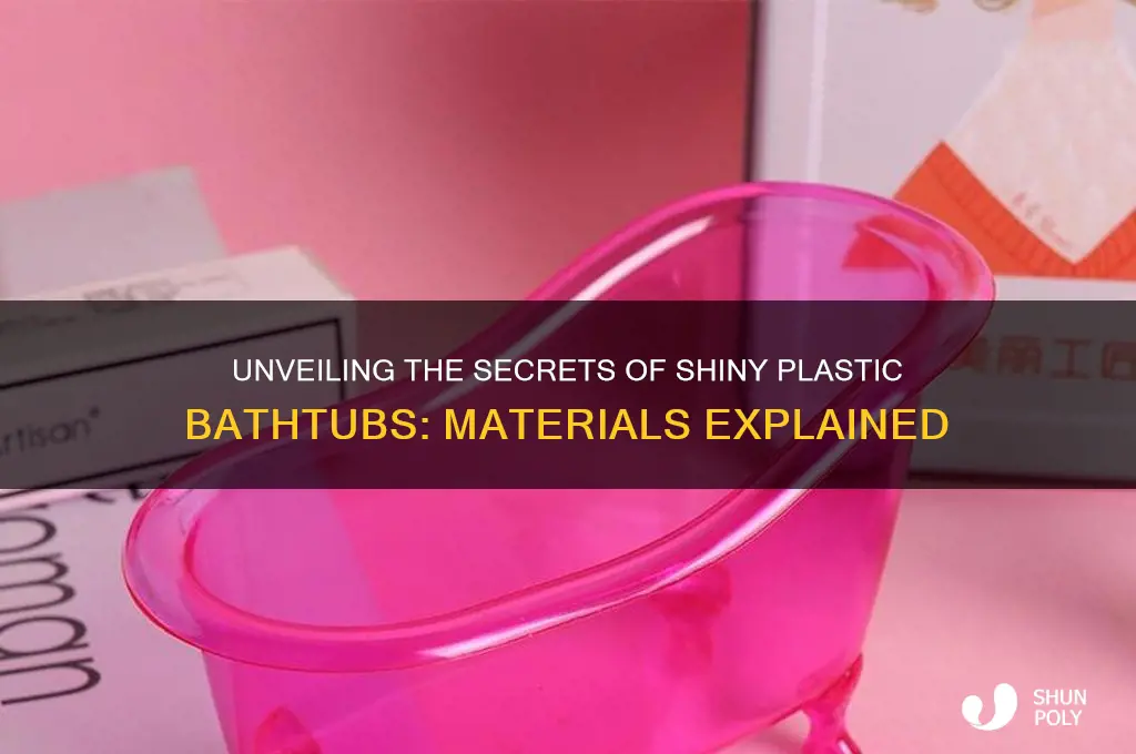 what are these new shiny plastic bath tubs made of