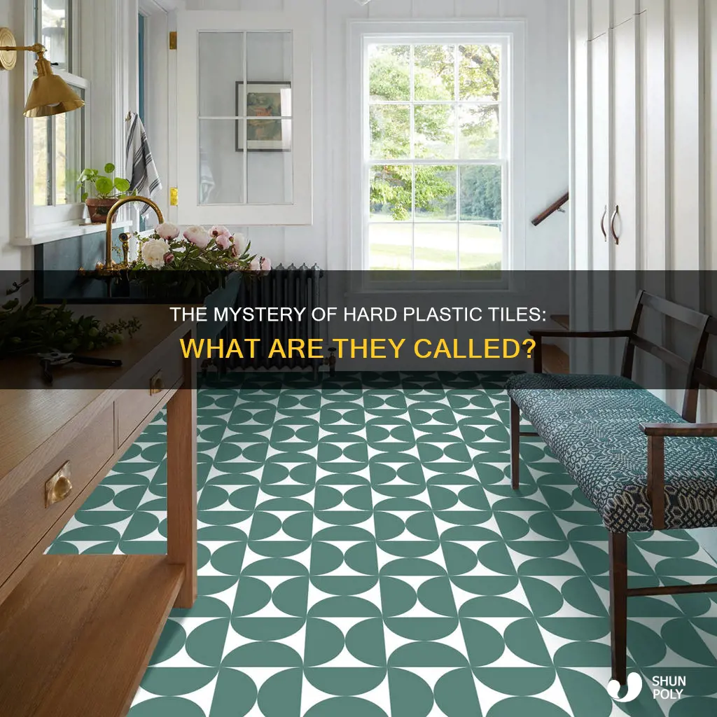 what are those hard plastic tiles dalled