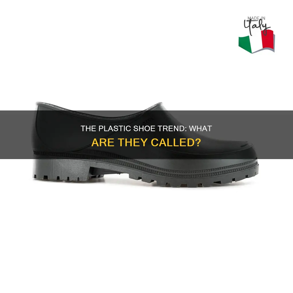 what are those plastic shoes called