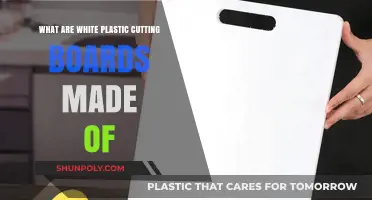Unveiling the Material Composition of White Plastic Cutting Boards