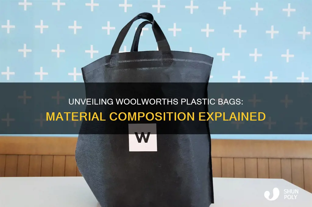 what are woolworths plastic bags made of