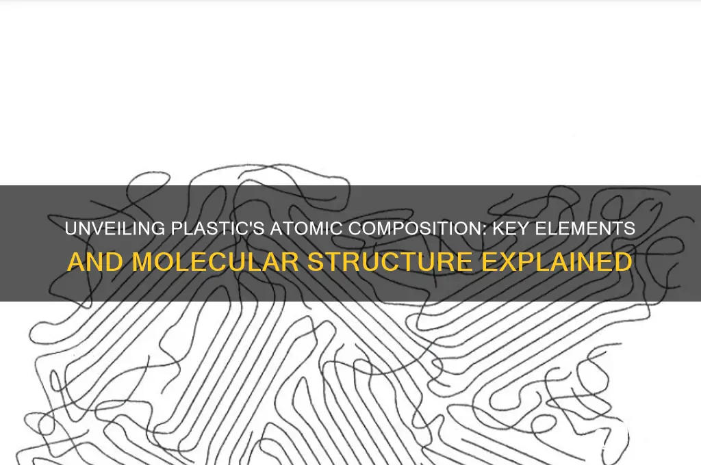 what atoms make up plastic