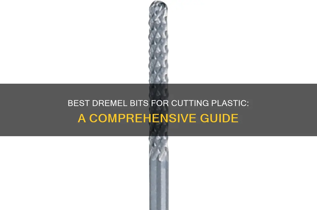 what bit to cut plastic with dremel