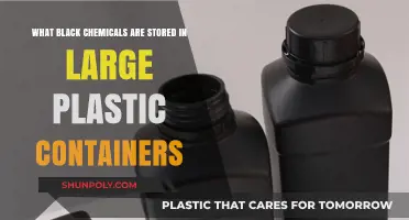 Black Chemicals: Large Plastic Containers' Secrets