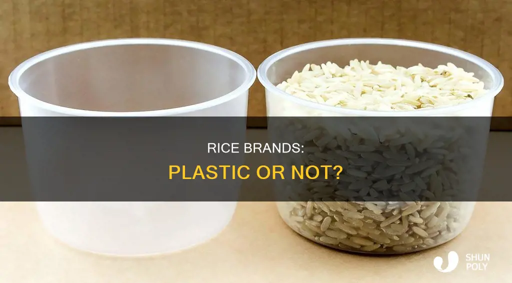 what brand of rice is plastic