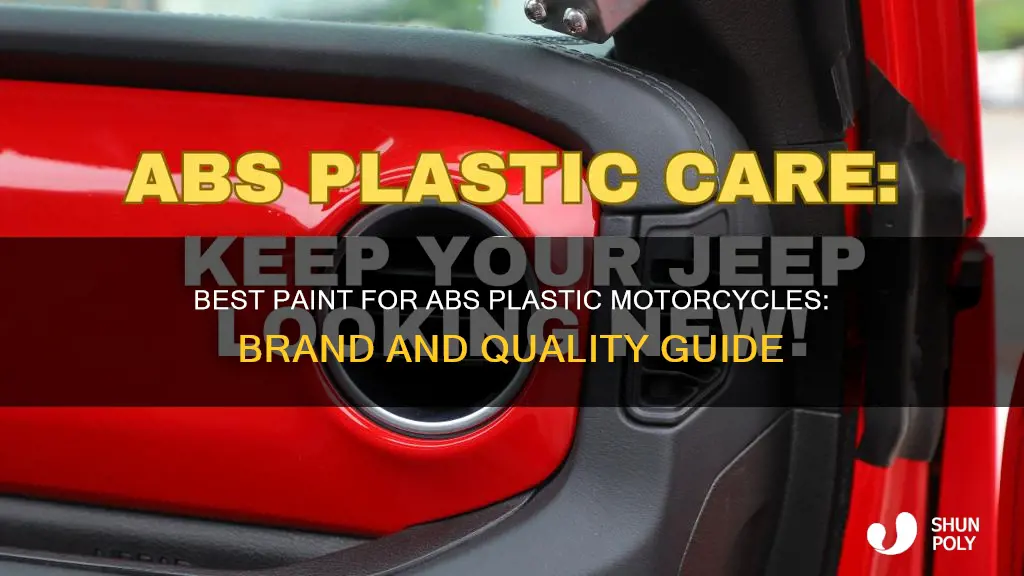 what brand paint abs plastic motorcycle