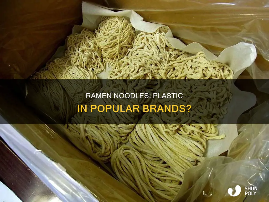 what brands of ramen noodles have plastic