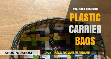 Creative Reuse Ideas: Transforming Plastic Carrier Bags into Useful Crafts
