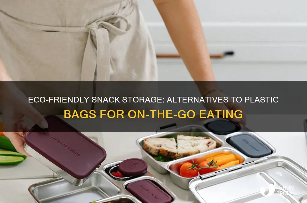 what can i use for snacks other than plastic bags