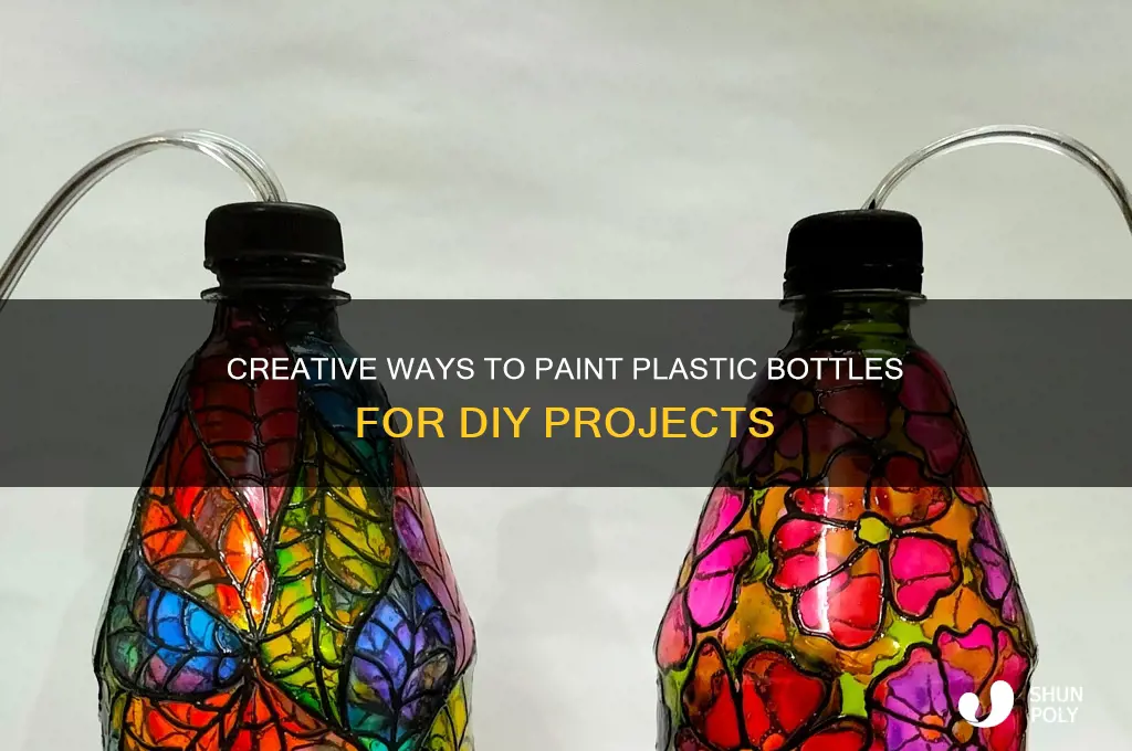 what can i use to paint plastic bottles