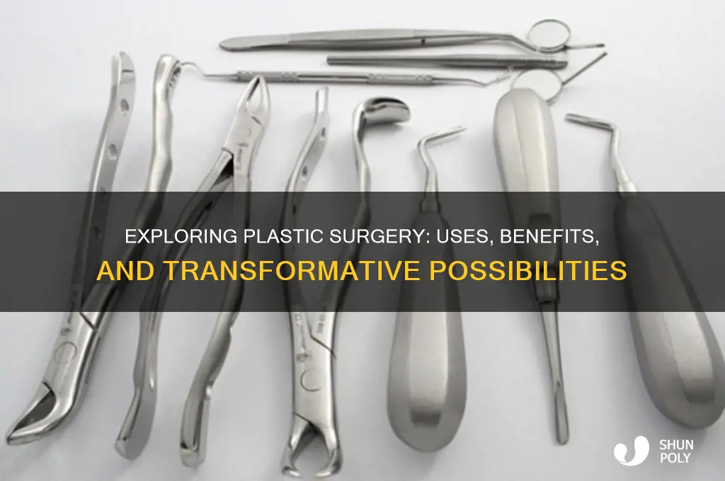 what can plastic surgery be used for