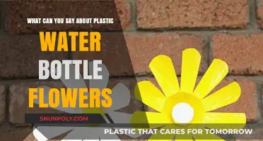 Creative Recycling: Crafting Beautiful Flowers from Plastic Water Bottles