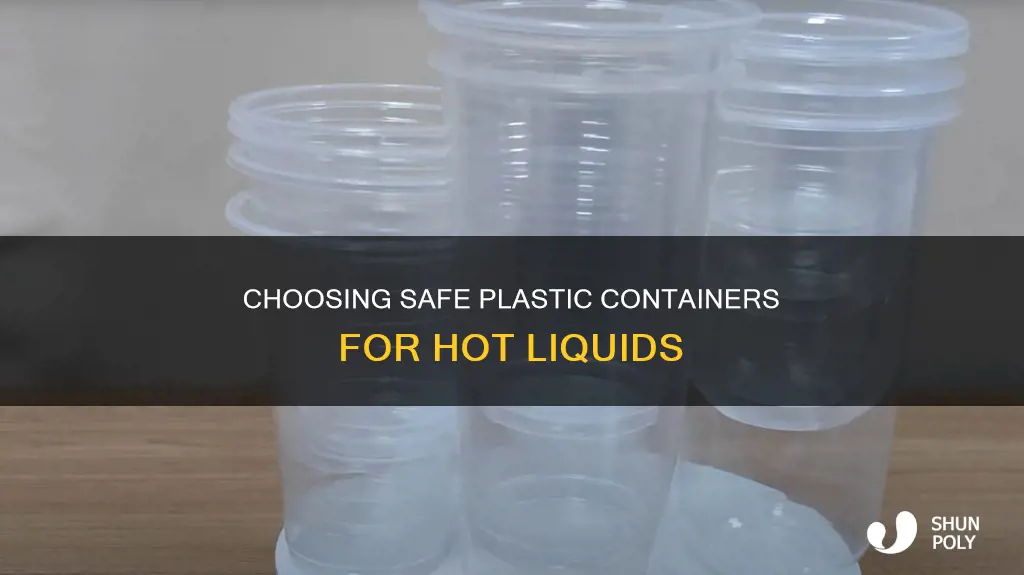 what category plastic container safe for hot liquids