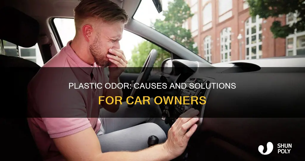 what causes a car to smell plastic