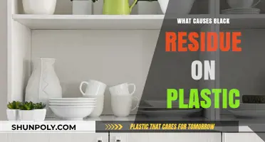 Plastic's Dark Residue: Causes and Prevention