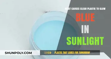 Why Clear Plastic Glows Blue in Sunlight: Unveiling the Science