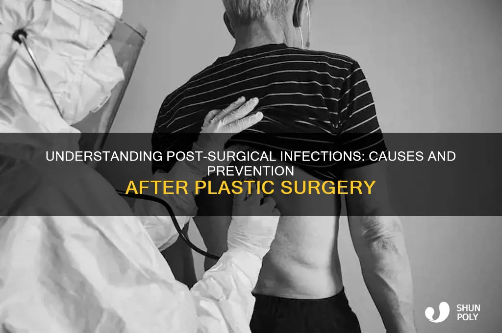 what causes infection after plastic surgery