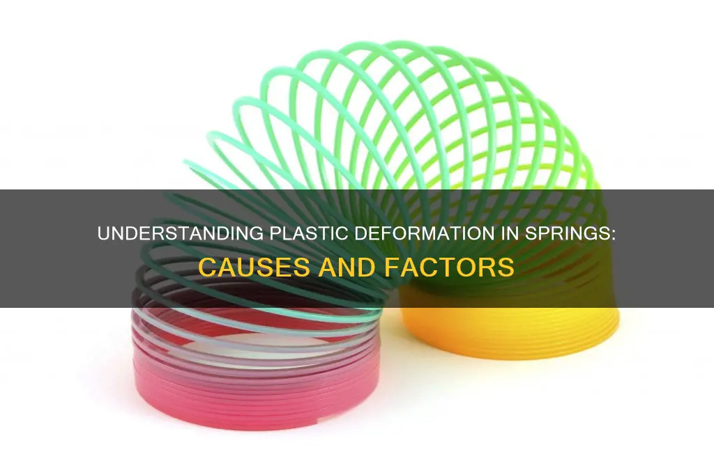 what causes plastic deformation in spring