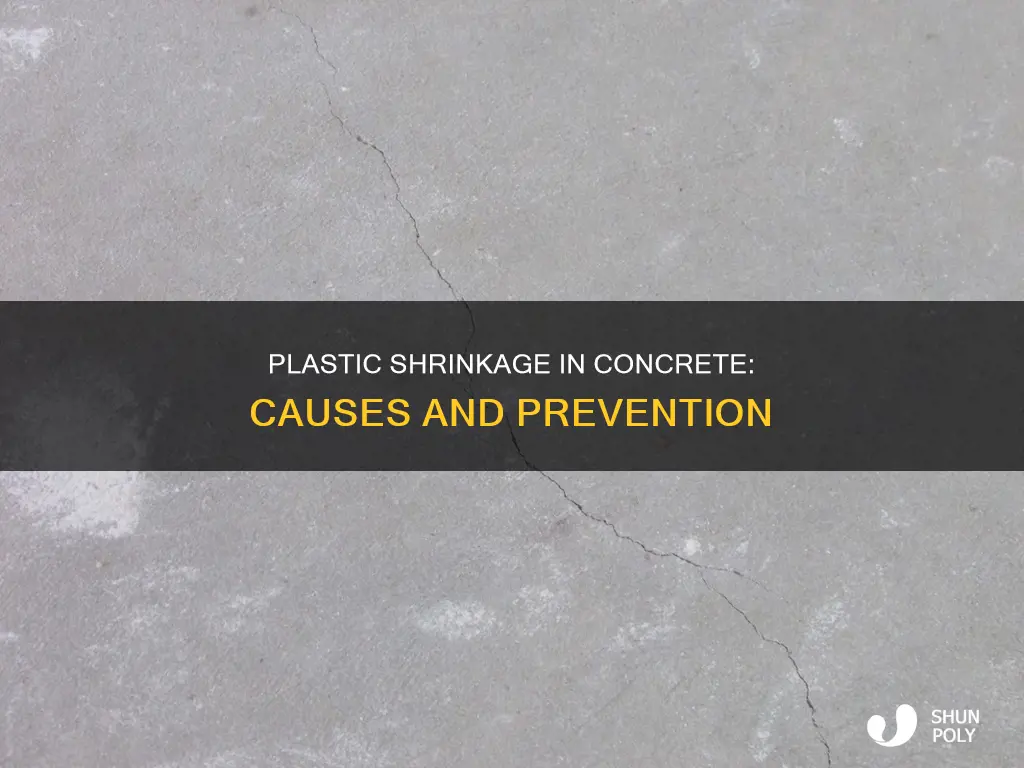 what causes plastic shrinkage in concrete