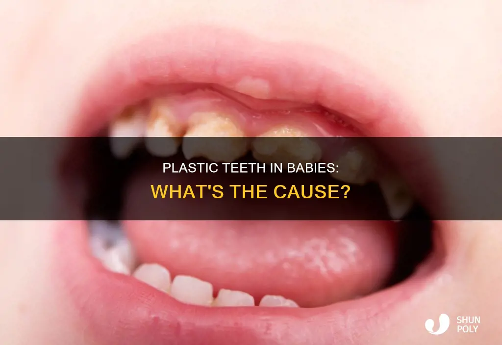what causes plastic teeth in babies